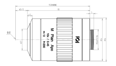 CHIOPT 长步道工业显微镜头CT100B