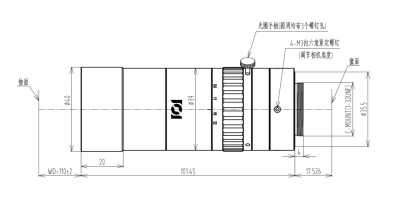 CHIOPT 长步道远心镜头MH11101B